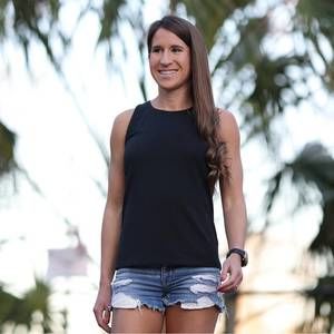 NWT krimson klover Nina Racerback Tank in Black